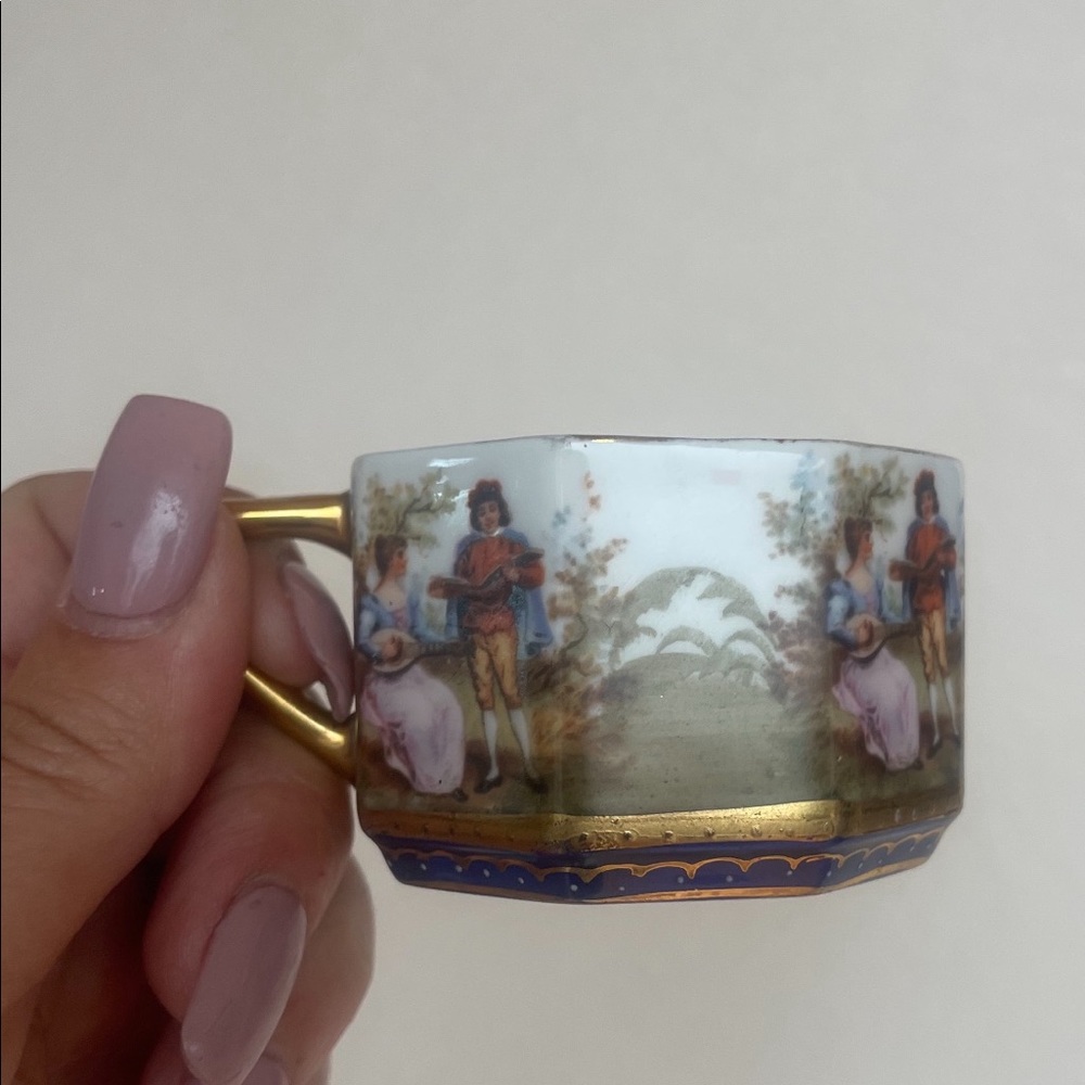 Collectors item. Antique Rosenthal porcelain tea cups